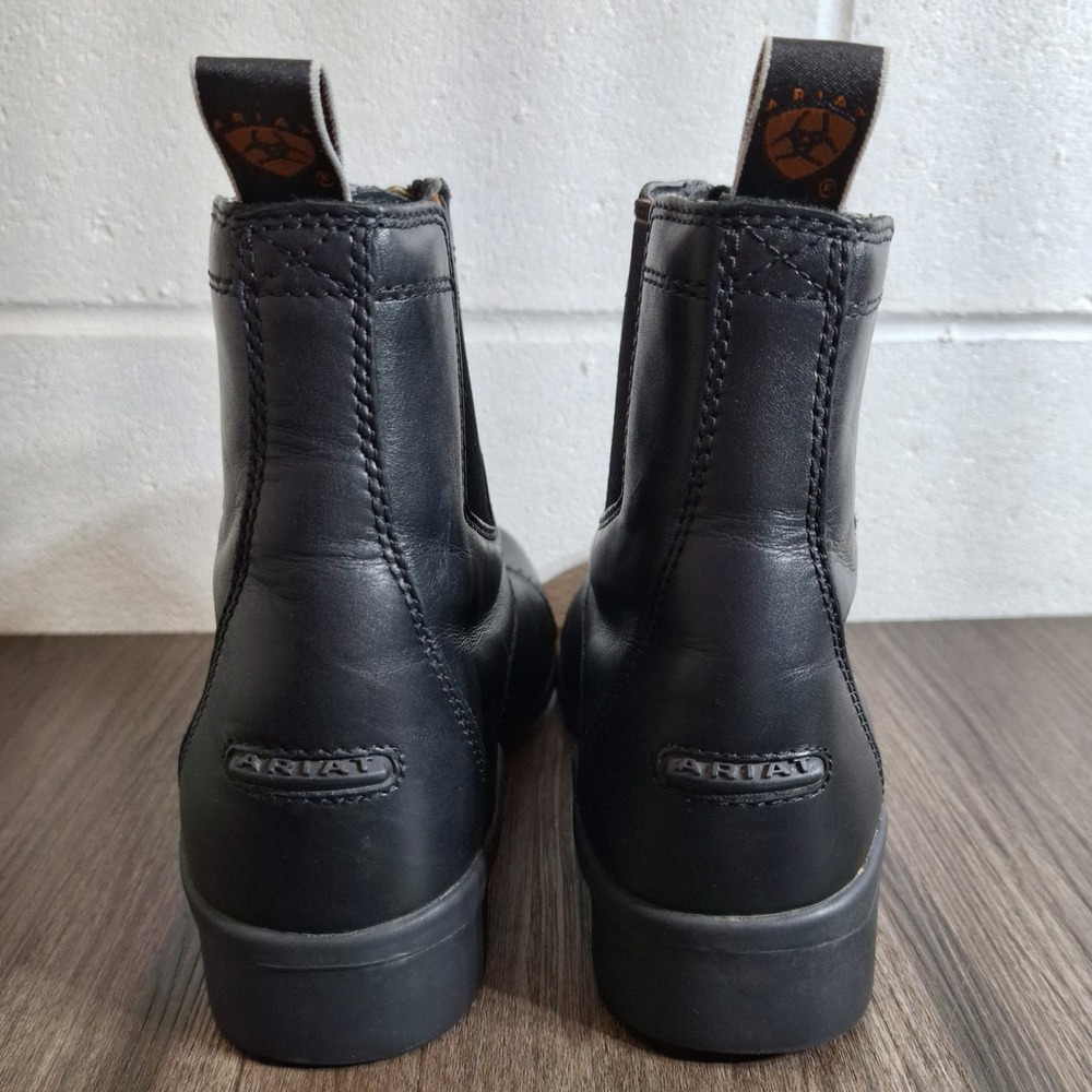 Ariat Heritage IV Zip Paddock Boots Black Leather Kids US 3 10001834 Equestrian - Picture 4 of 10